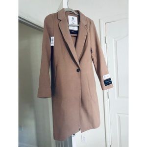 Aritzia Babaton Stedman Light Camel Wool Coat XS